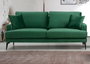 Atelier Del Sofa Sofá Papira 2 Seater Verde 2 Plazas Madera De Haya Poliéster Espuma